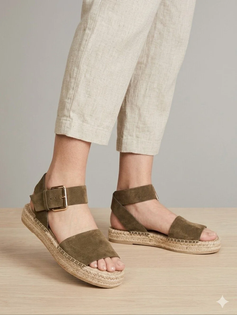 REVOLVE Raye Espadrilles Damien Flatform Sandals Shoes Size 6